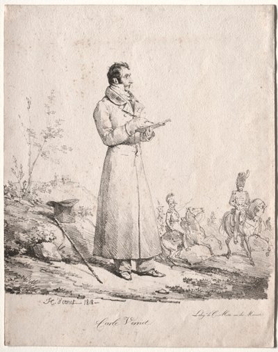 Antoine Charles Horace Vernet, chamado Carle. de Emile Jean Horace Vernet
