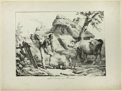 Cozinha Bivouac de Horace Vernet