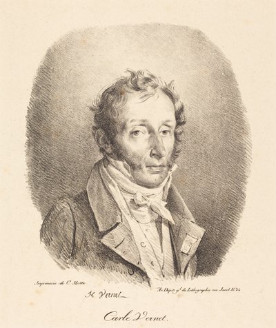 Busto de Carle Vernet de Horace Vernet