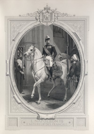 Retrato equestre de Napoleão 3 de Horace Vernet