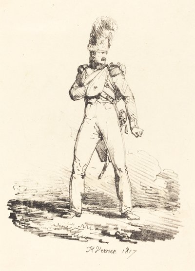 Granadeiro de Emile Jean Horace Vernet