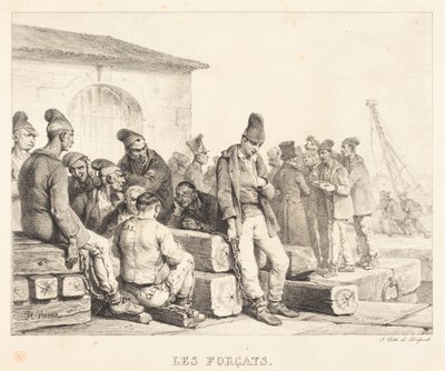 Os Condenados (The Convicts) de Horace Vernet