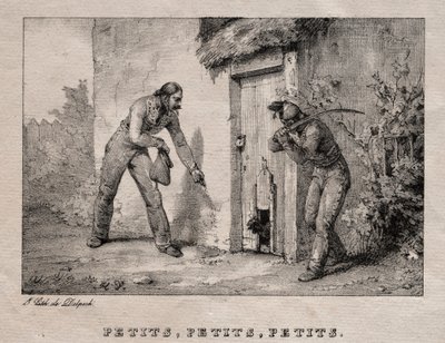 Saqueadores (Saqueadores. Pequenos! Pequenos! Pequenos!) de Emile Jean Horace Vernet
