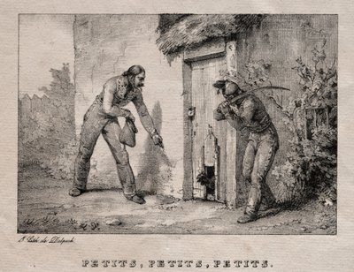 Marauders Marauders. Pequenos! Pequenos! Pequeno! de Emile Jean Horace Vernet