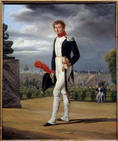 Retrato do colecionador Philippe Lenoir (1785 - 1867). Pintura de Emile Dit Horace Vernet (1789-1863) de Emile Jean Horace Vernet