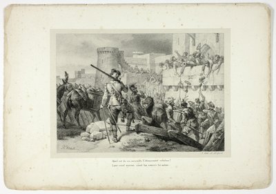 Que espanto para estes moribundos... de Horace Vernet