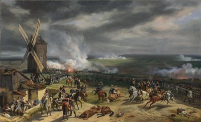 A Batalha de Valmy, 20 de setembro de 1792 de Emile Jean Horace Vernet