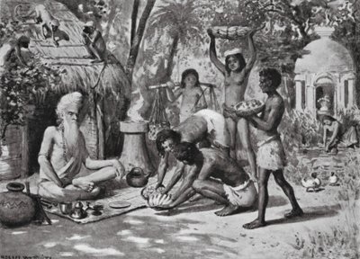 Um Eremita em Tempos de Além-Tempo (litografia) de Horace van Ruith