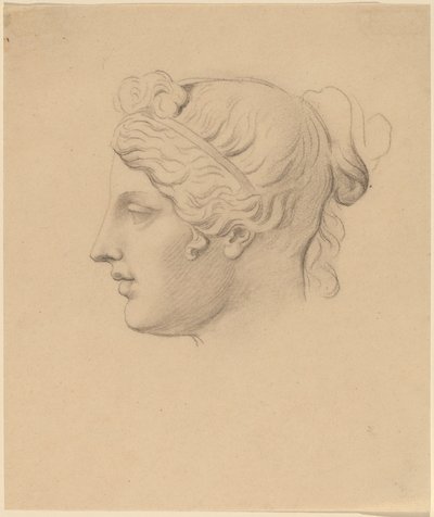Cabeça Clássica em Perfil de Horatio Greenough