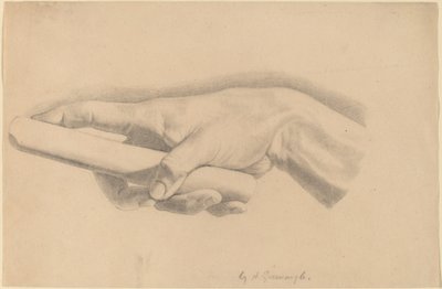 Estudo de uma mão de Horatio Greenough