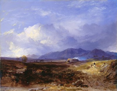 A Drove Road in the Western Highlands, c.1850 (óleo sobre tela) de Horatio McCulloch