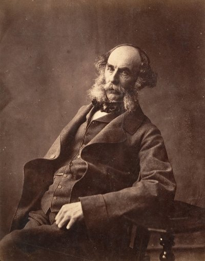 Retrato de um cavalheiro sentado, ca. 1856-59. de Horatio Ross