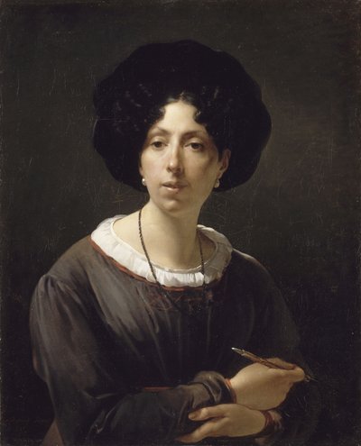 Auto-retrato de Hortense Haudebourt Lescot