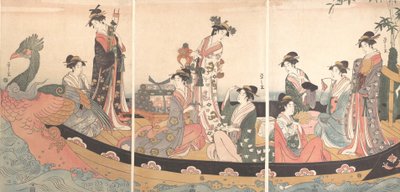 O Barco do Tesouro, c. 1795. de Hosoda Eishi