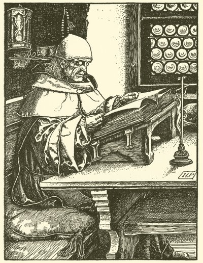 De Otto Of The Silver Hand (gravura) de Howard (after) Pyle