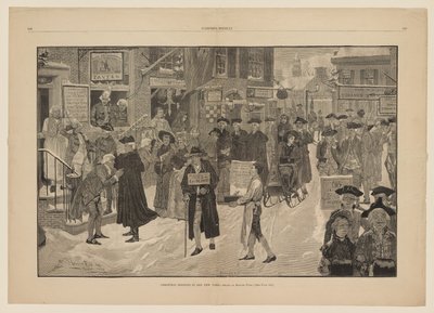 Manhã de Natal na velha Nova Iorque de Howard Pyle