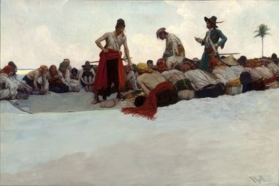Então o tesouro foi dividido de Howard Pyle