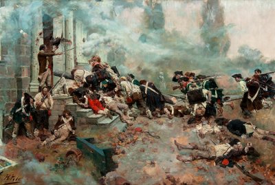 O ataque à casa de Chew de Howard Pyle