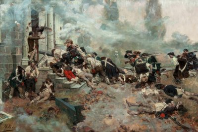 O ataque à casa de Chew de Howard Pyle