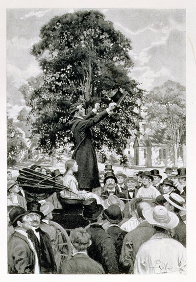 "A nação está na guerra e deve ter homens", ilustração de "jovens" por William Gilmore Beymer, bar. na revista Harper&39;s, 1909 de Howard Pyle