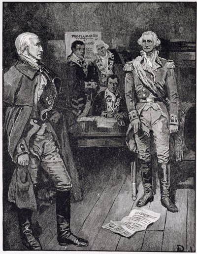 Washington Recusando uma Ditadura, da Harper&39;s Magazine, 1883 de Howard Pyle