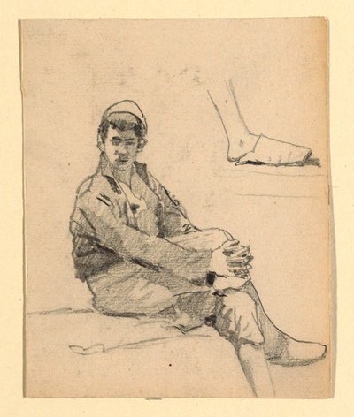 Anverso: Um jovem mouro sentado (?) de Howard Russell Butler