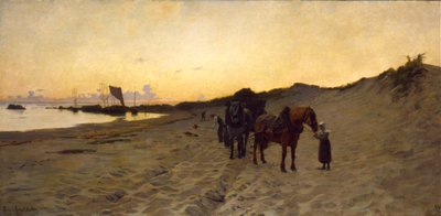 Os coletores de algas marinhas, 1886. de Howard Russell Butler