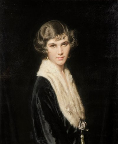 Retrato de Elizabeth Woodville (óleo sobre tela) de Howard Somerville