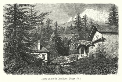 Ilustração para Les Deux Robinsons de la Grande-Chartreuse (gravura) de Hubert Clerget