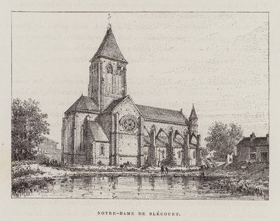 Notre-Dame de Blecourt (gravura) de Hubert Clerget