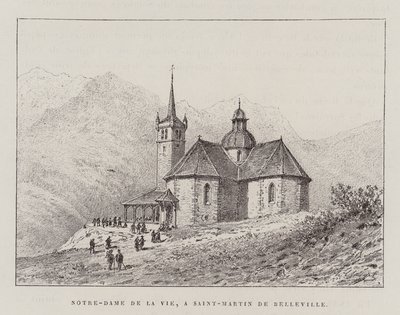 Notre-Dame De La Vie, A Saint-Martin De Belleville (gravura) de Hubert Clerget