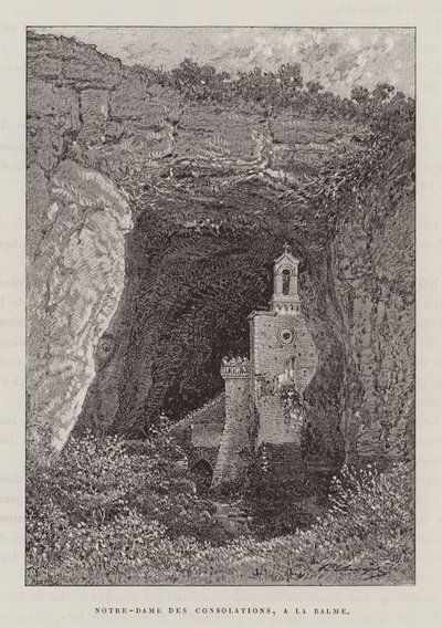Notre-Dame Des Consolations, A La Balme (gravura) de Hubert Clerget