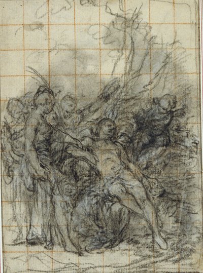 Morte de Adônis (?) de Hubert Francois Gravelot