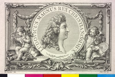 Rei de França Luís XIV de Hubert Francois Gravelot