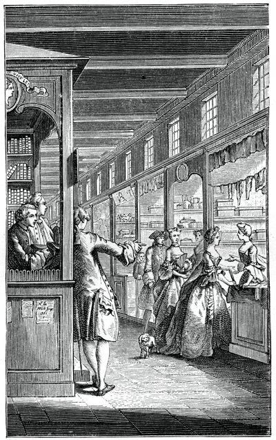 As Galerias do Palácio, 1885. de Hubert Francois Gravelot