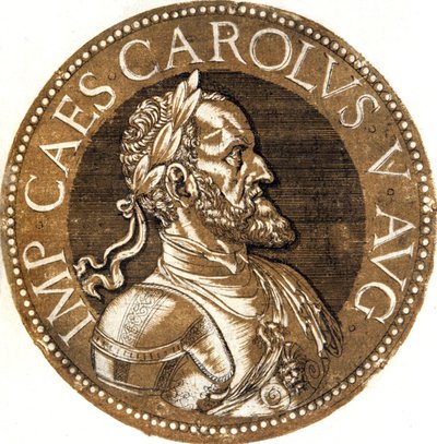 Carlos V, Santo Imperador Romano de Hubert Goltzius