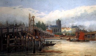 Antiga Ponte Putney de Hubert James Medlycott