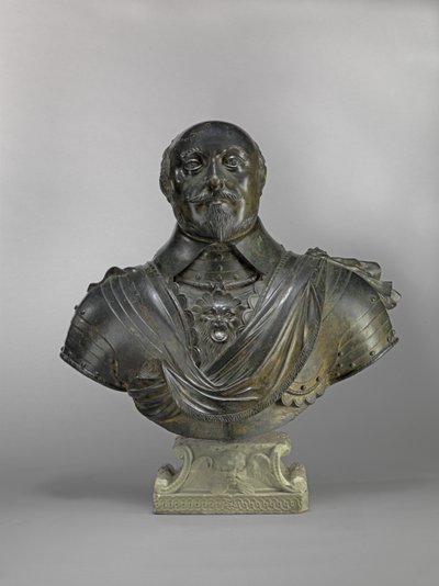 Robert Bertie (1582-1642) 1.º conde de Lindsey, c.1640 (bronze) de Hubert Le Sueur