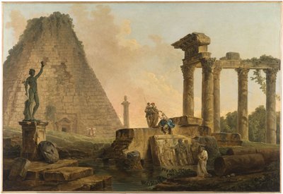 Ruínas romanas de Hubert Robert