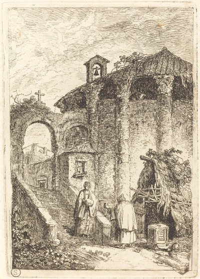 O Templo Antigo de Hubert Robert