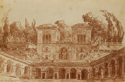 A Villa Farnese, Roma, de Hubert Robert