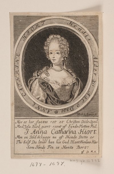 Anna Catharina Hjort de Hubert Schaten