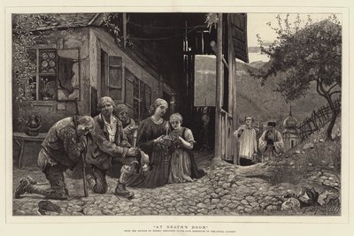 Na porta da morte de Hubert von Herkomer