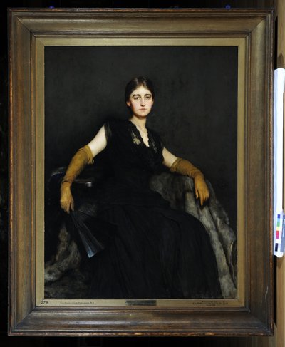 Entrançado, ou Lady in Black de Hubert von Herkomer