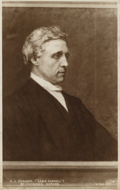 Lewis Carroll (1832-1898), escritor inglês de Hubert von Herkomer