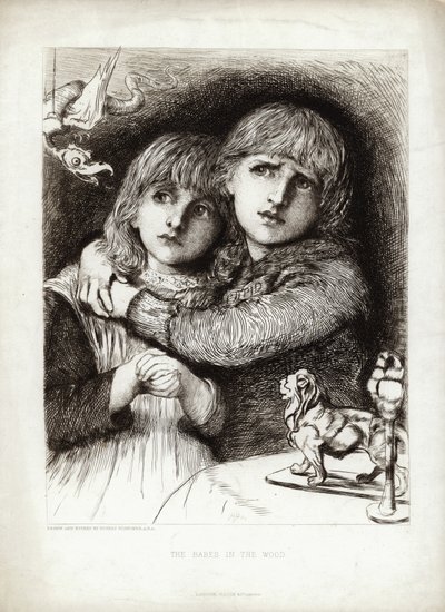Os babes na madeira de Hubert von Herkomer