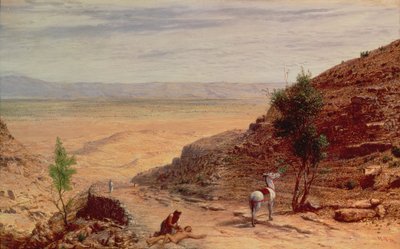 A estrada entre Jerusalém e Jericó de Hubert von Herkomer