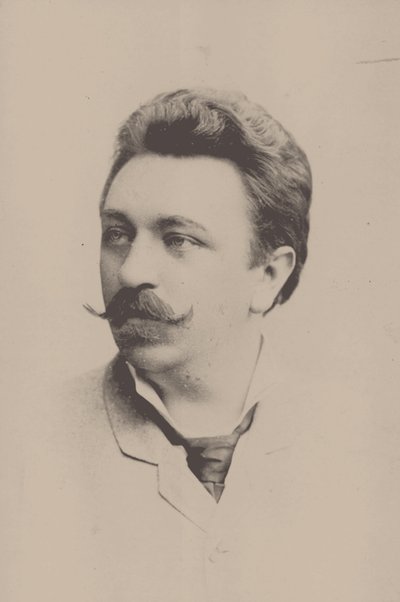 Retrato do compositor Eugen Hildach 1849-1924. de Höffert
