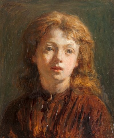 Cabeça de uma menina de Hugh Cameron