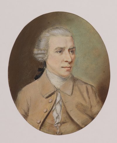 Retrato de um homem (ou Gavin Hamilton) de Hugh Douglas (manner of) Hamilton